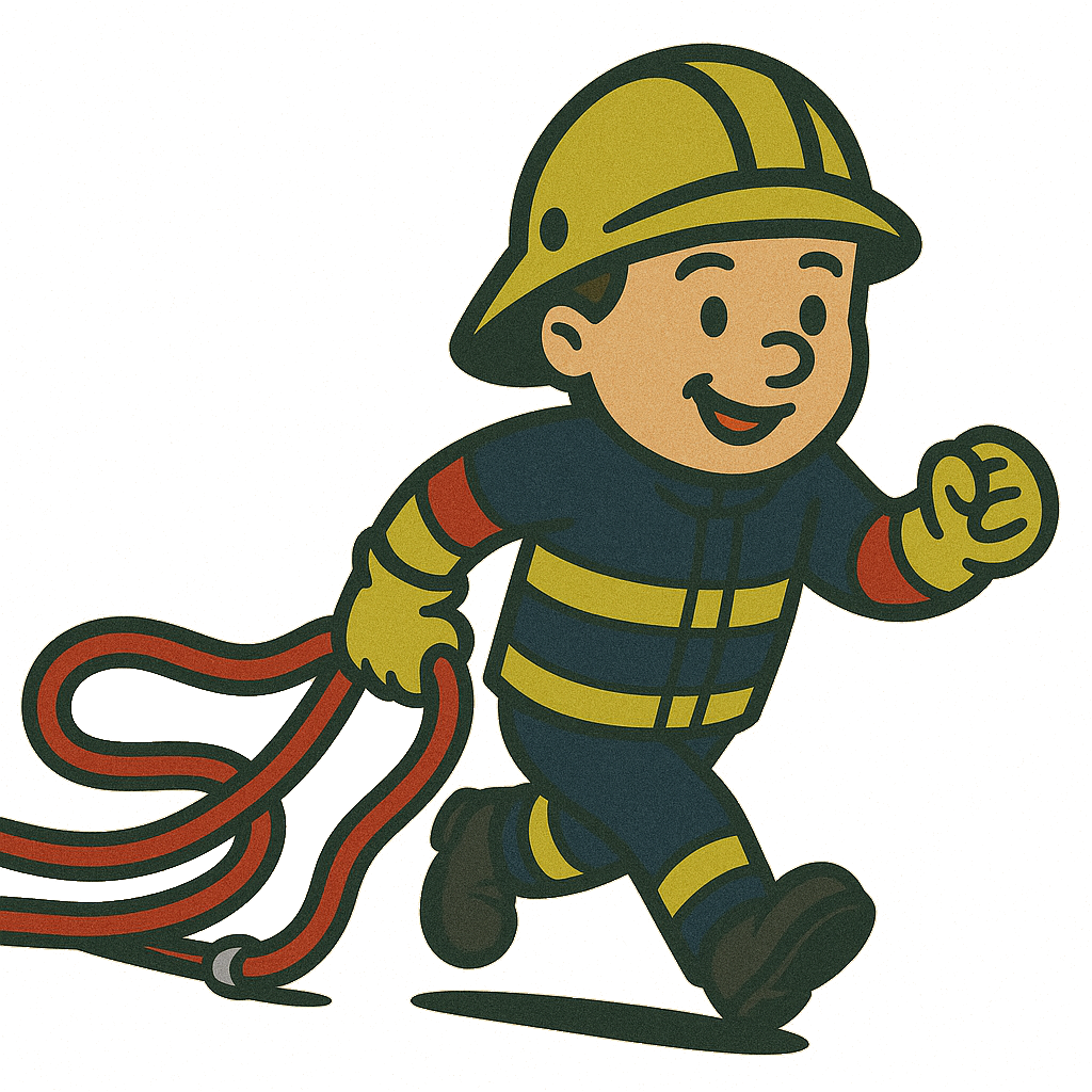 Úsek č. 1 – práce s hadicemi.